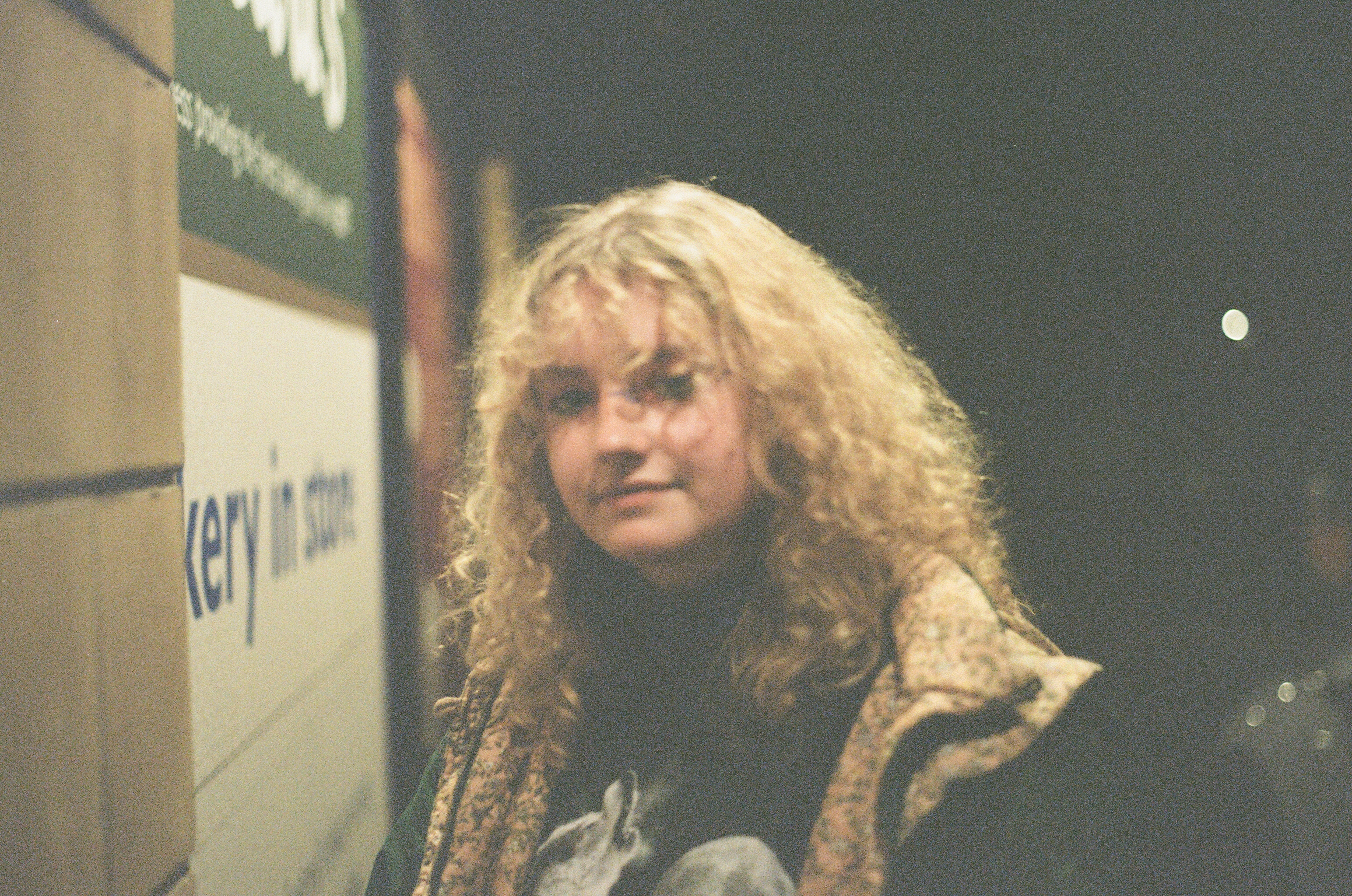 Maria outside Scotmid