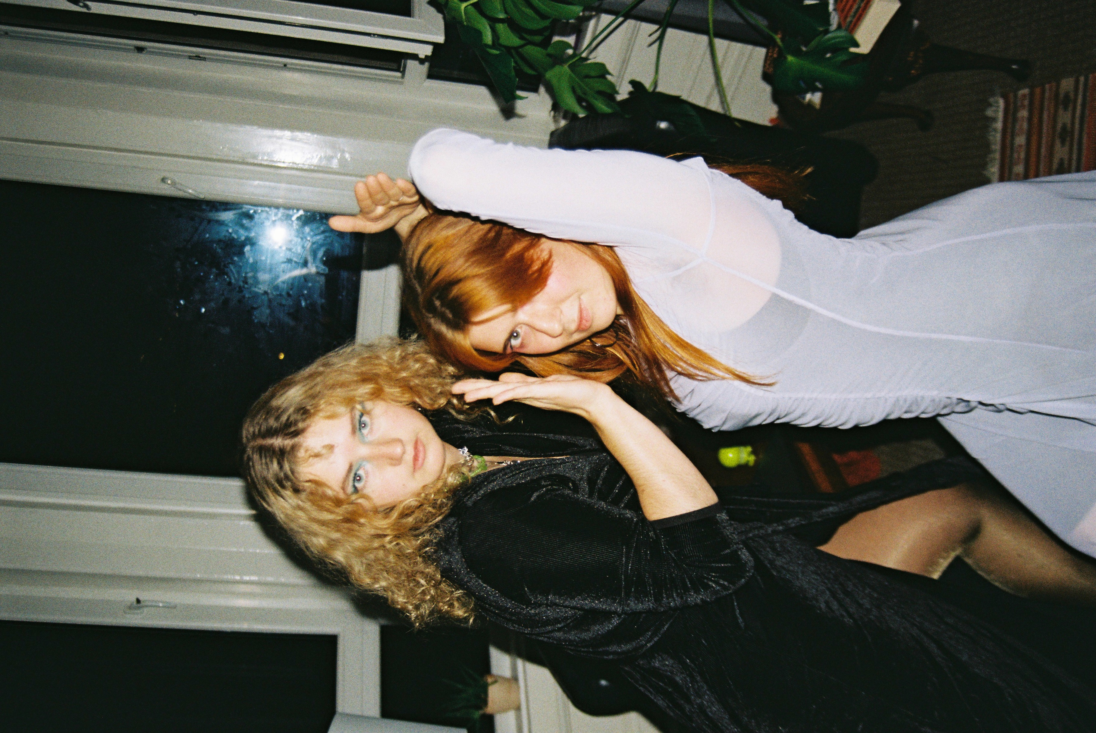Maria and Miriam posing