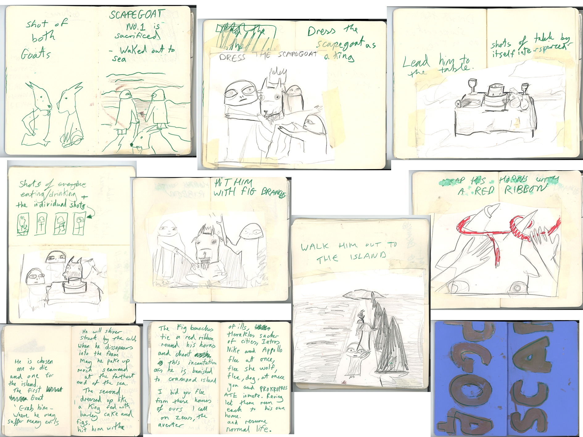 Sketchbook pages